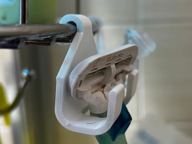 Raizor holder V2 for shower