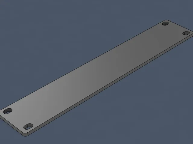 1U 10-Inch Rack Blanking Plate / Spacer (Mini Rack Homelab Template)