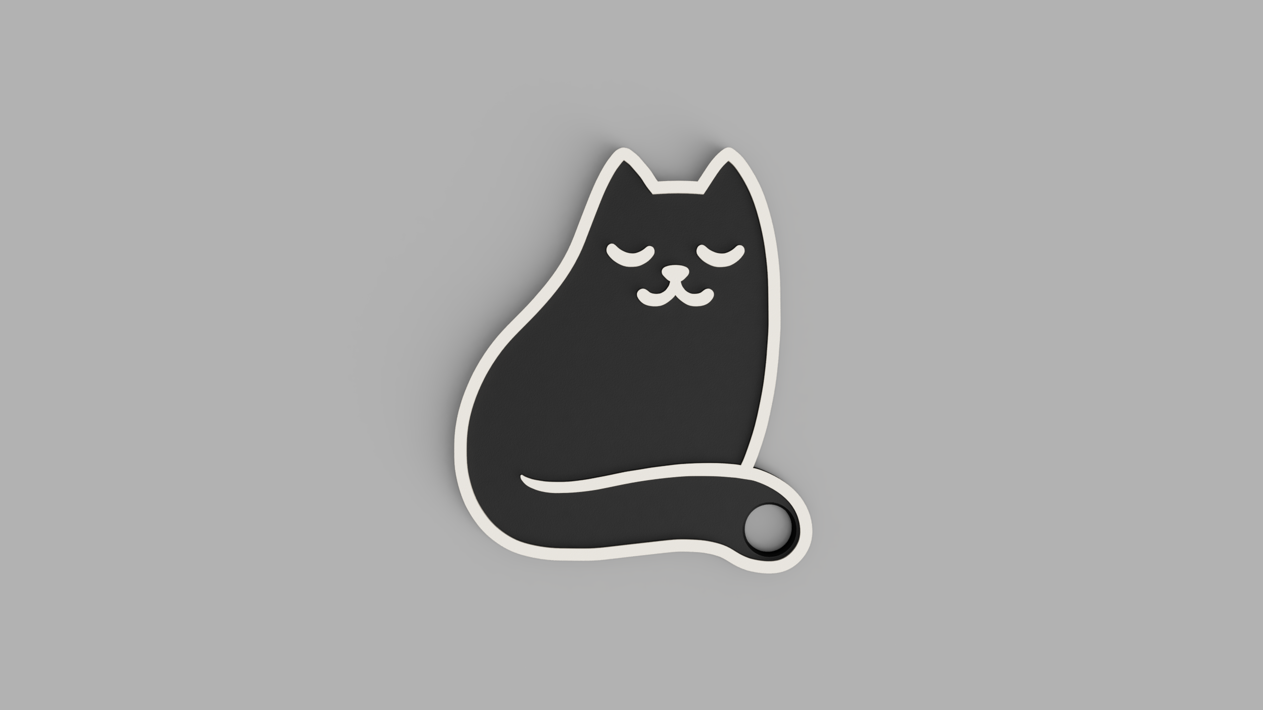 Cute Cat Keychain/Keyring