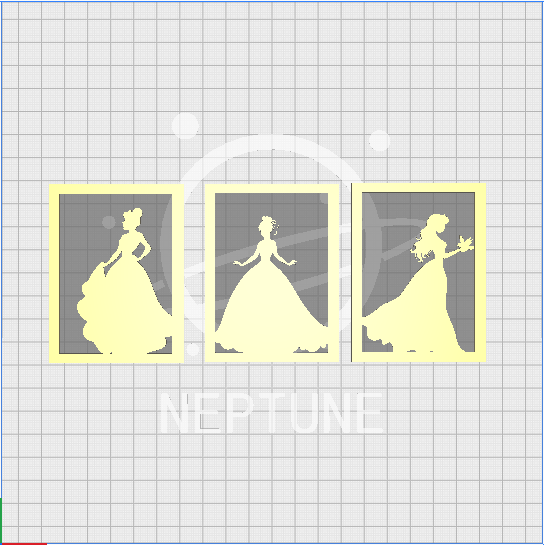 Disney Princess Tealight Holder Panels