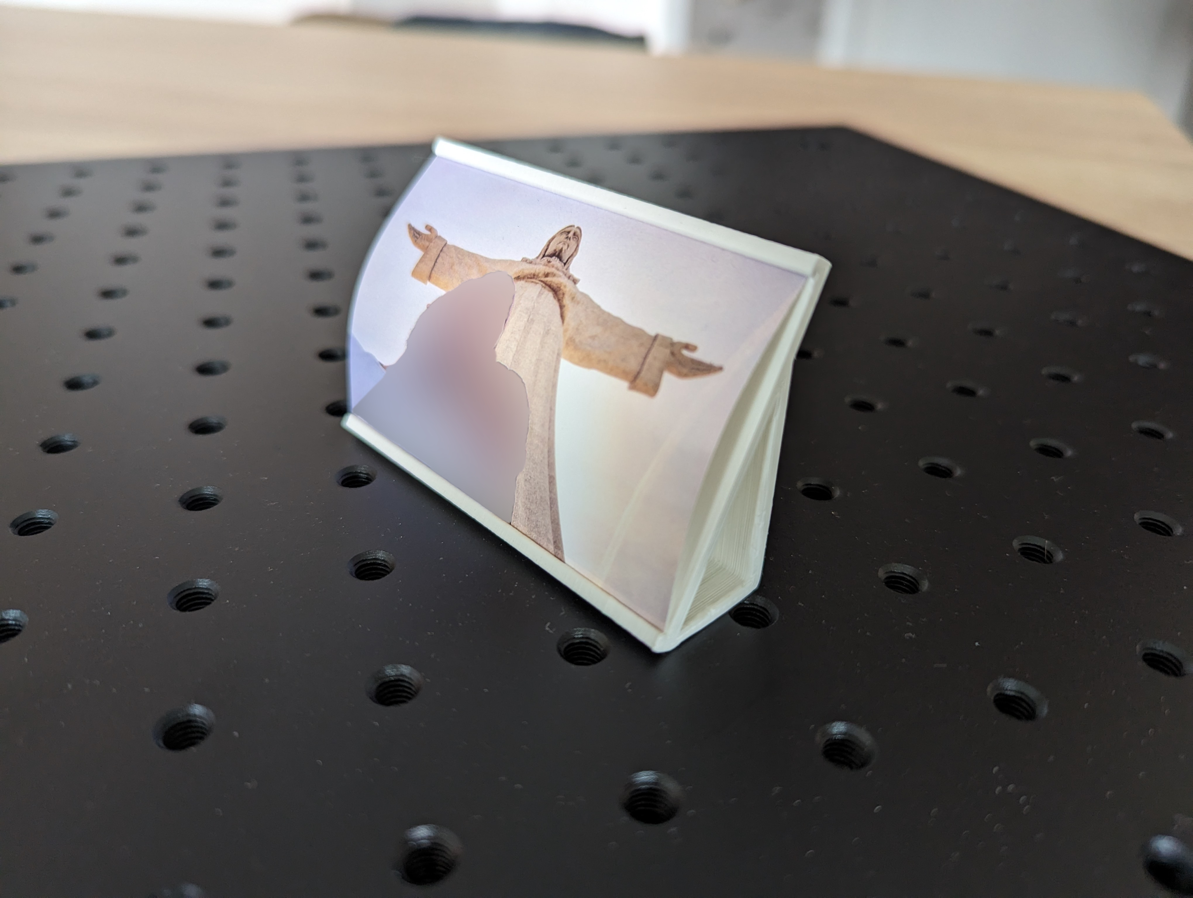 Small photo frame, picture stand, approx 78 x 50 (but configurable in ...