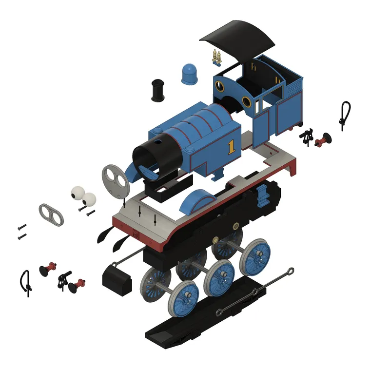 Gauge 1 Thomas the tank engine by Maceo Download free STL model Printables