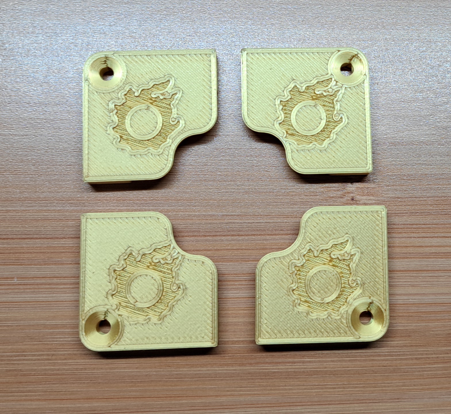 Printed foam board holder (Simple and Final Fantasy)