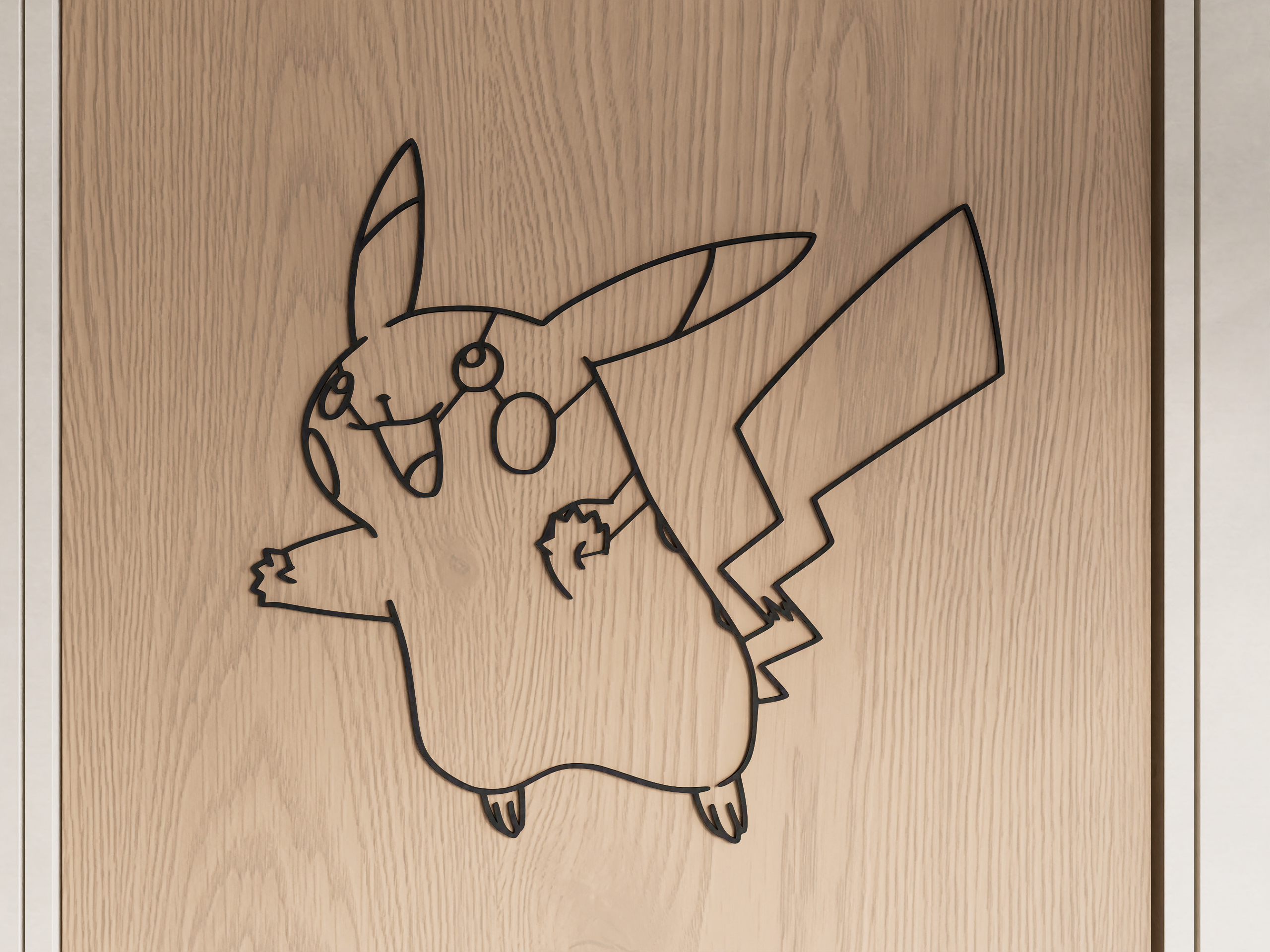 Pikachu Wall Art