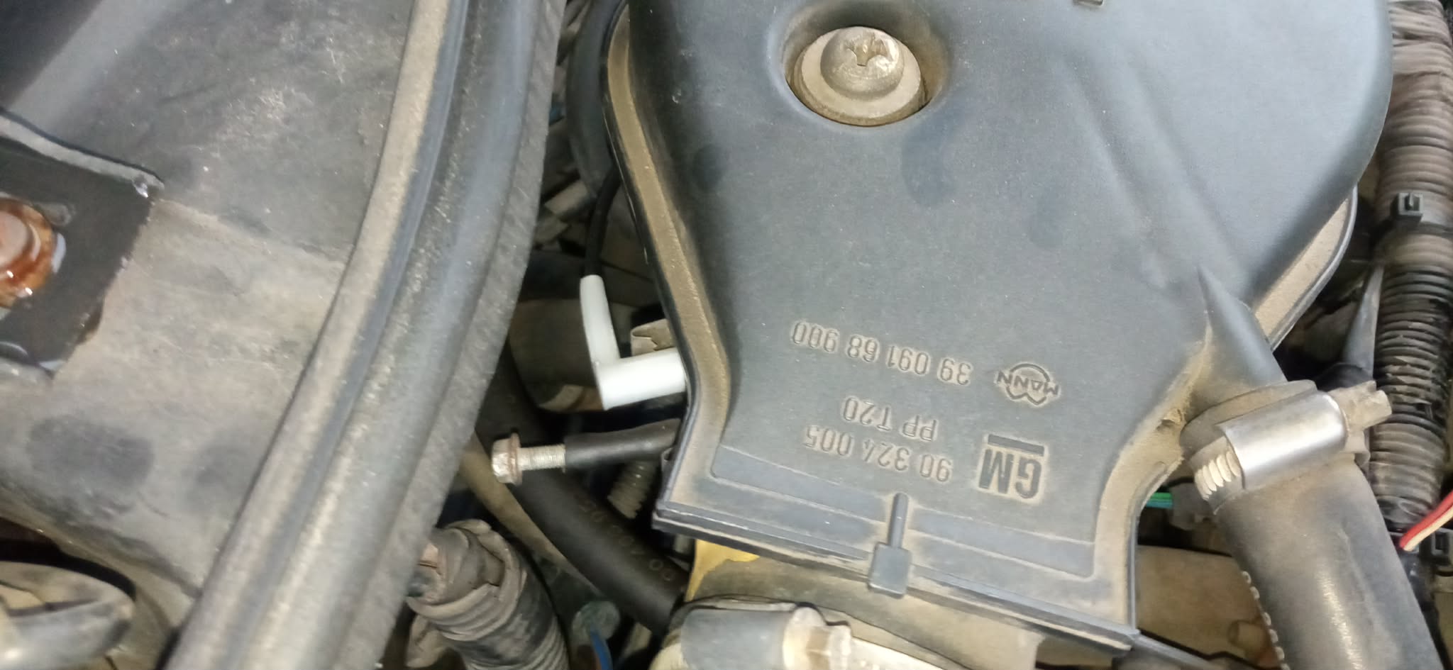 opel corsa B, astra B 1.2i 1.4i  single-injection vacuum elbow 3D model