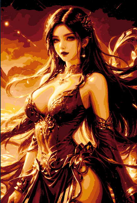Flaming Medusa