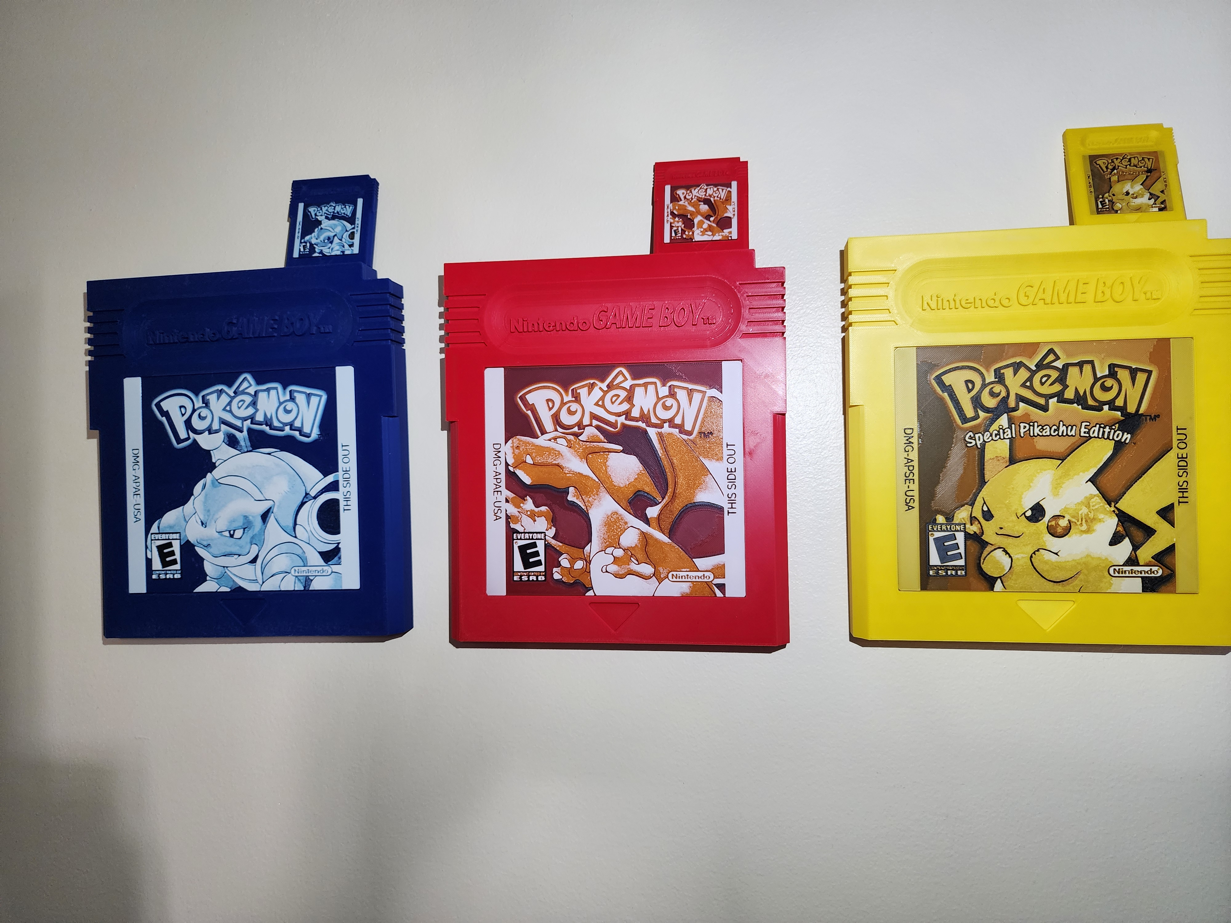 Pokemon HueForge Cartridges (Giant and Small)