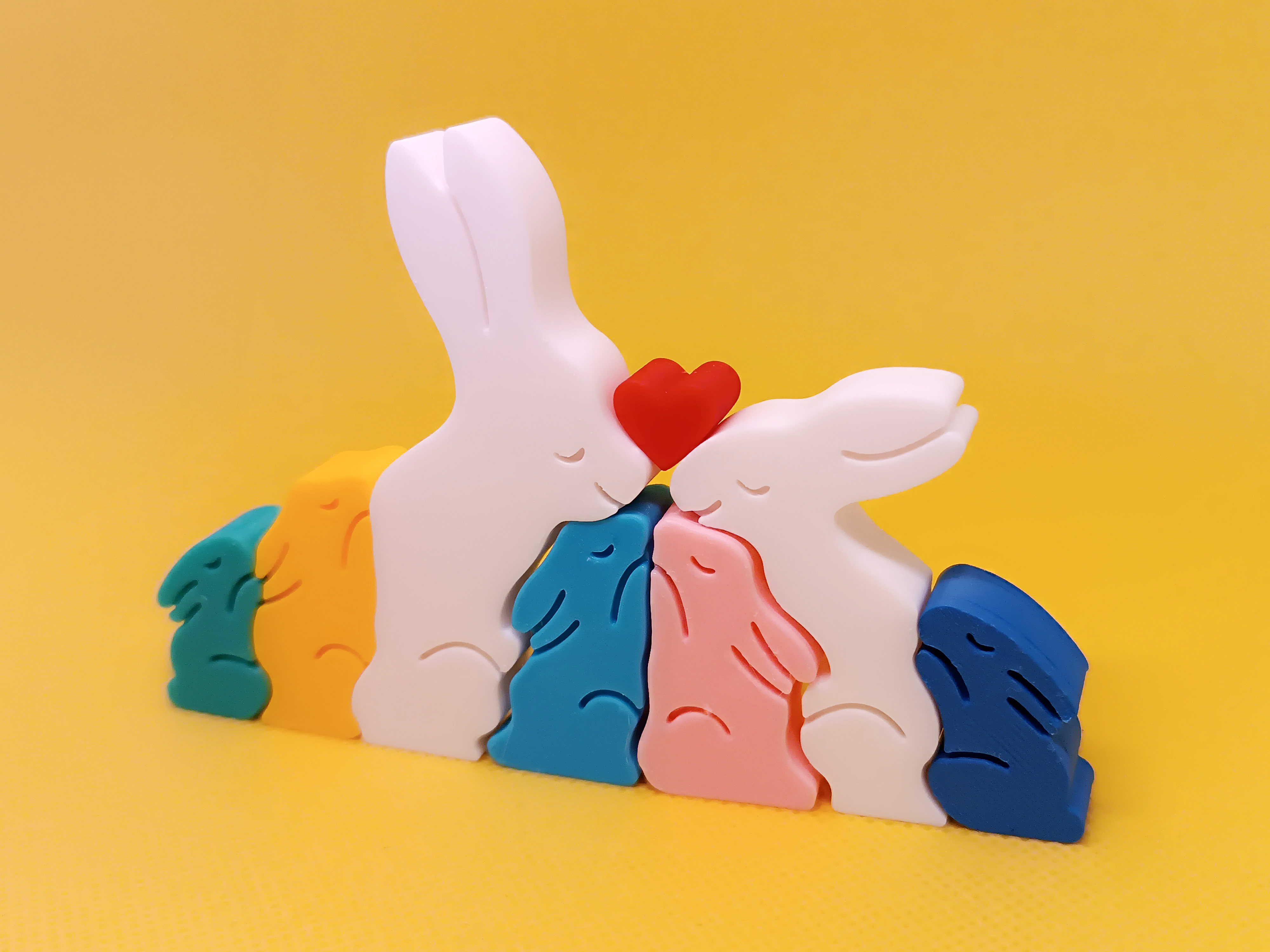 Bunny Family Easter | 7 components