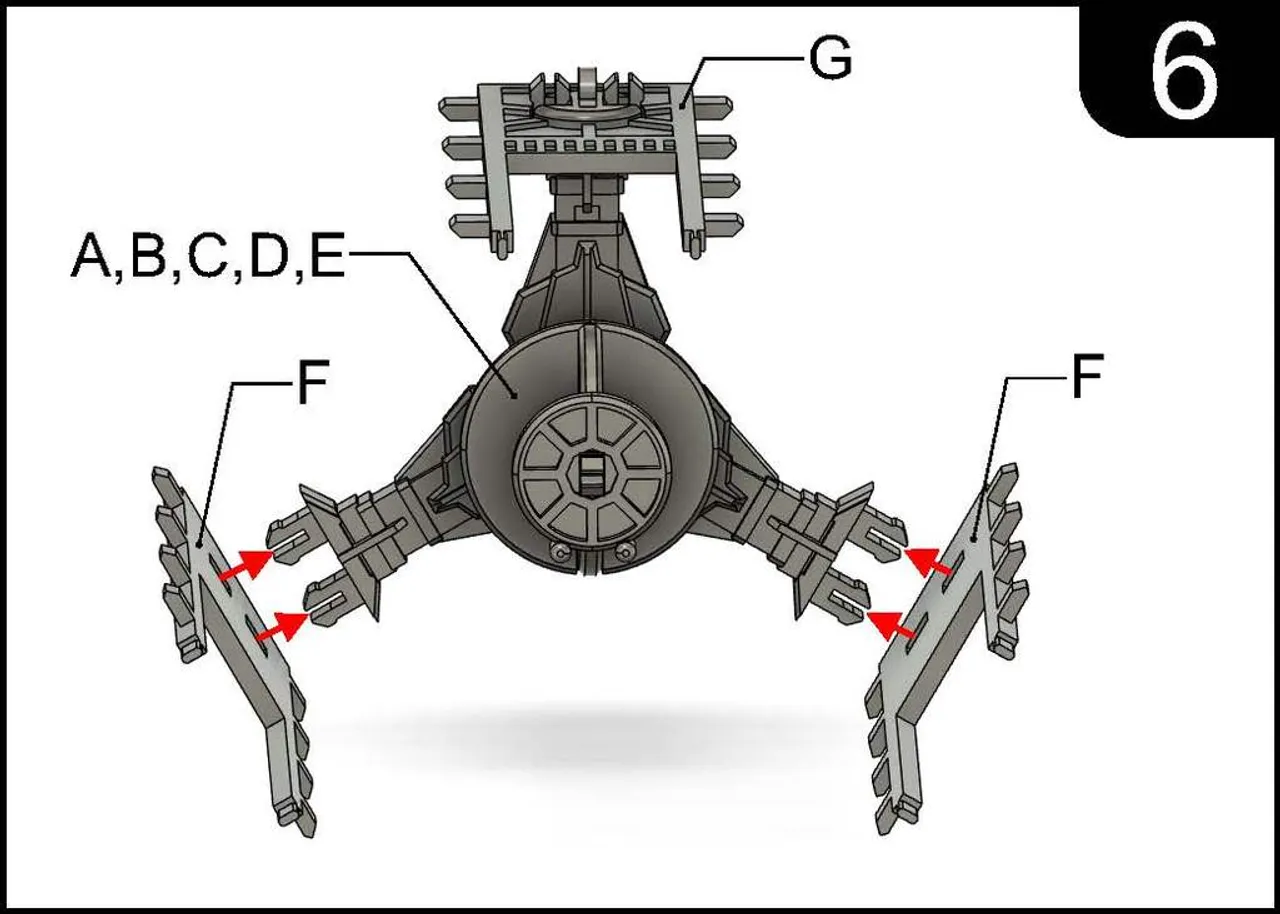 Tie Fighter Defender Kit Card by fixumdude | Download free