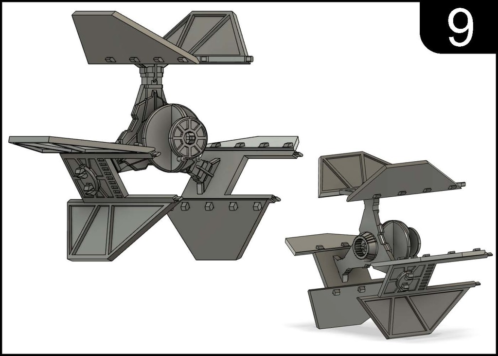 Tie Fighter Defender Kit Card by fixumdude | Download free STL model ...