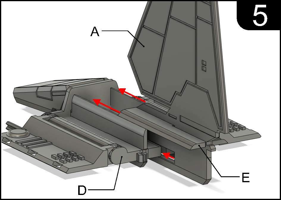 Lambda-Class Imperial Shuttle Kit Card — thumbnail 9