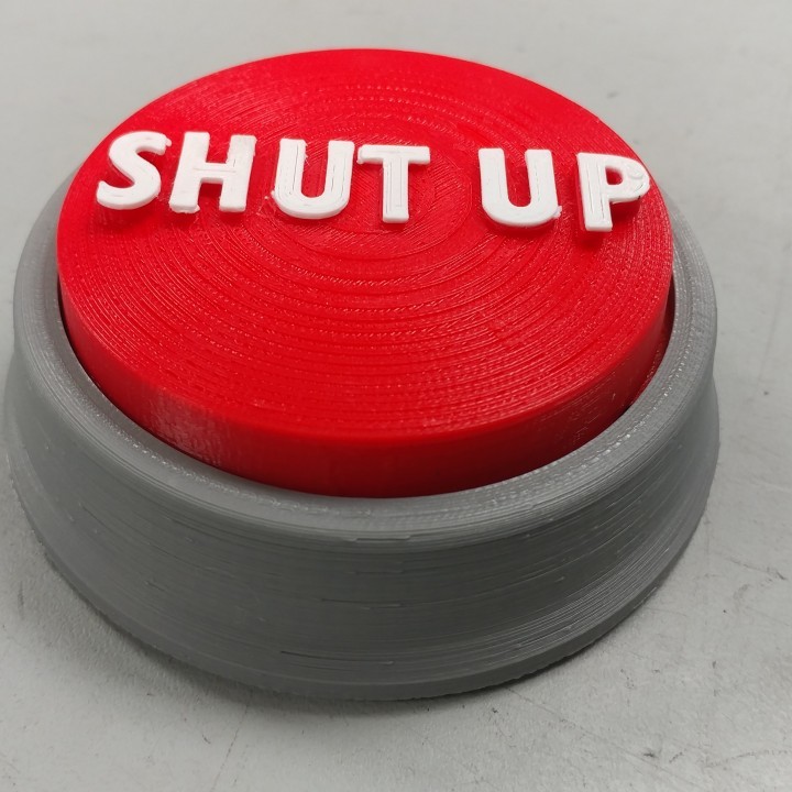 Shut Up / Easy Button by fixumdude | Download free STL model ...
