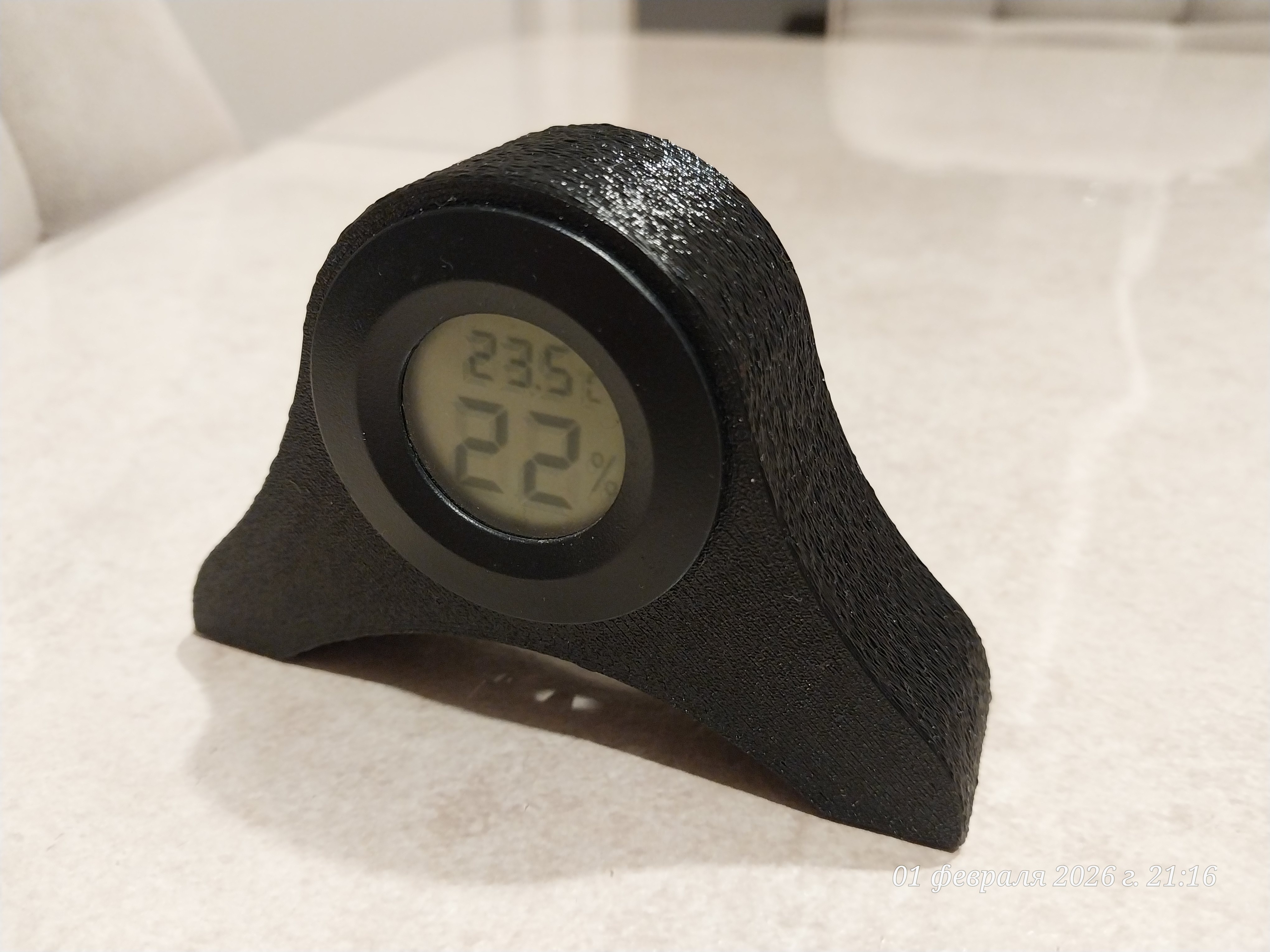 Housing for hygrometer.