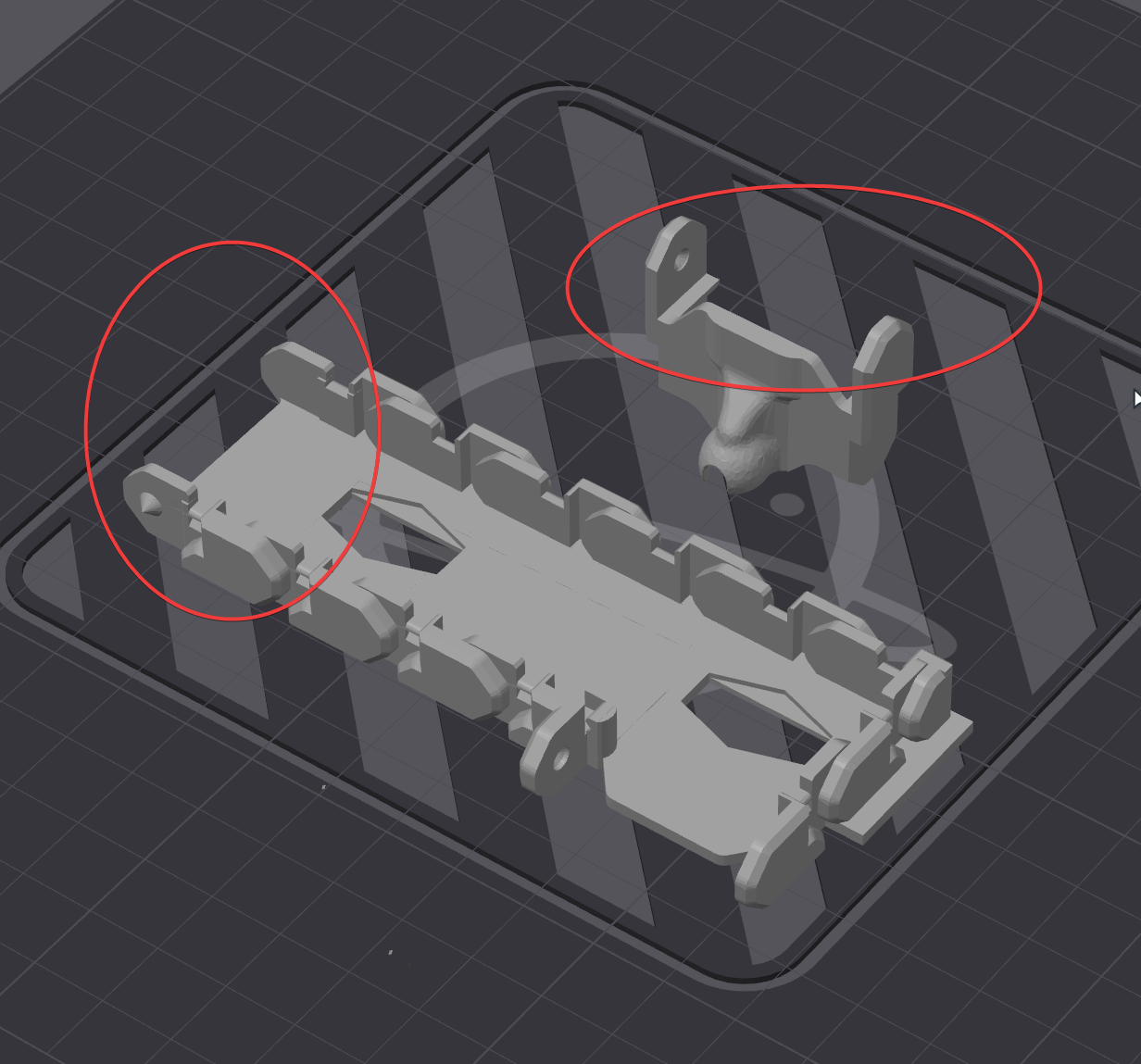 [Elegoo Neptune 4/4PRO] Cable Chain Z mount - no glue - for extruder spine