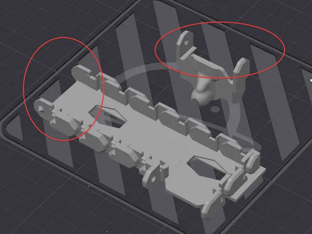 [Elegoo Neptune 4/4PRO] Cable Chain Z mount - no glue - for extruder spine