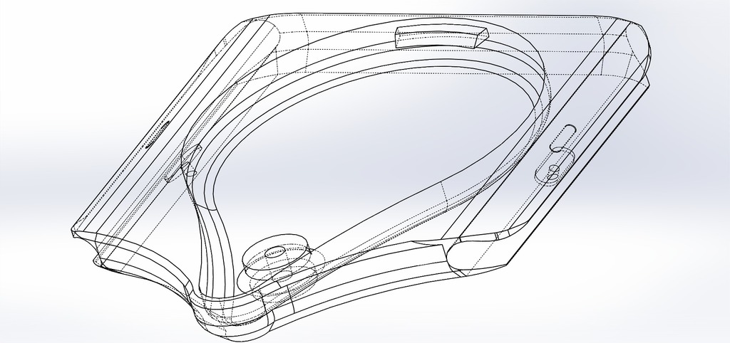 Pokemon Go Plus Back Cover Replacement to use with Apple Watch Lugs