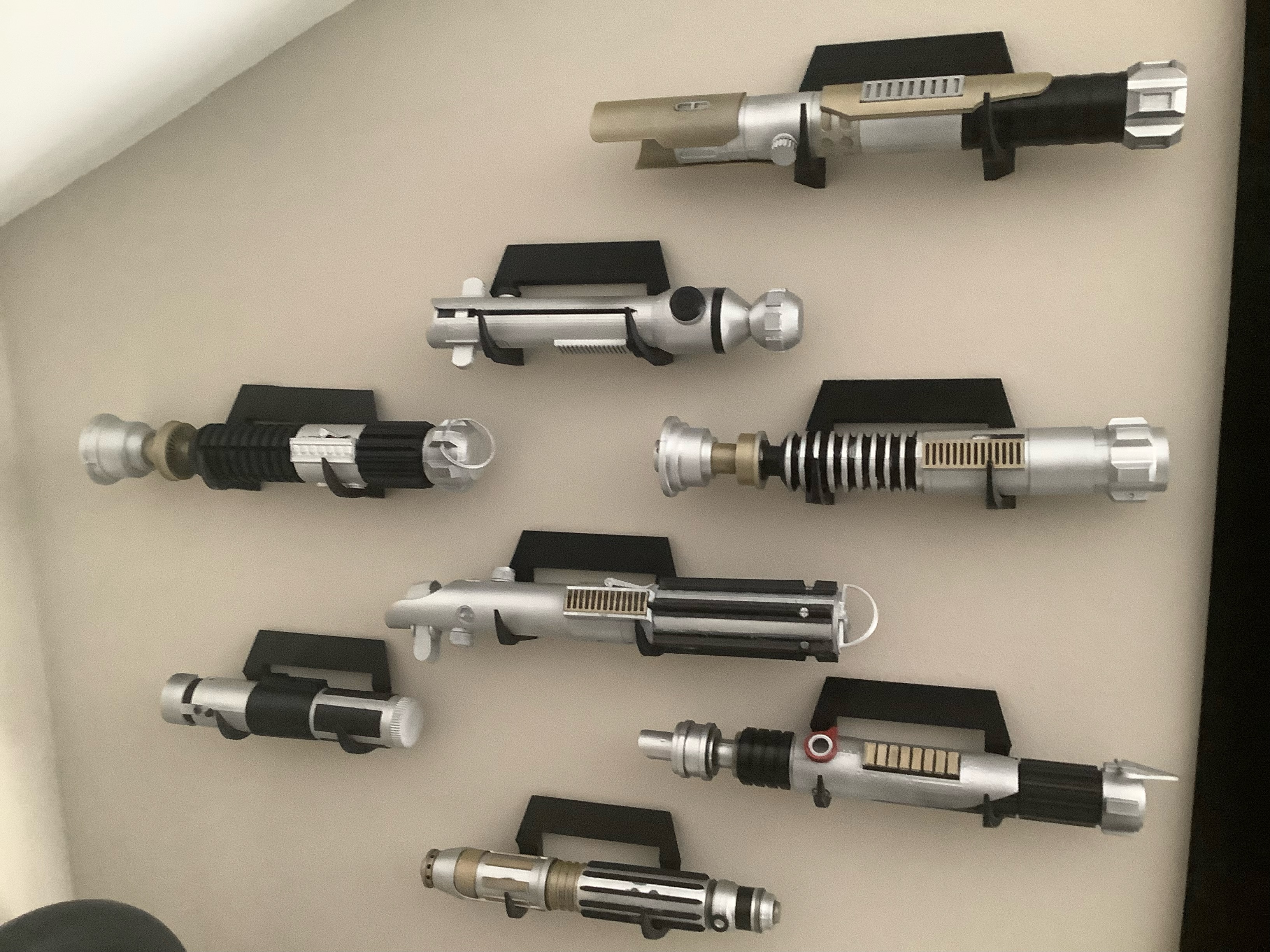 lightsaber wall mount