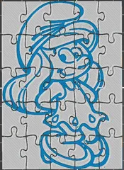 Puzzle - Cute Smurfette