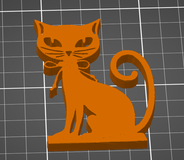 a basic sitting cat