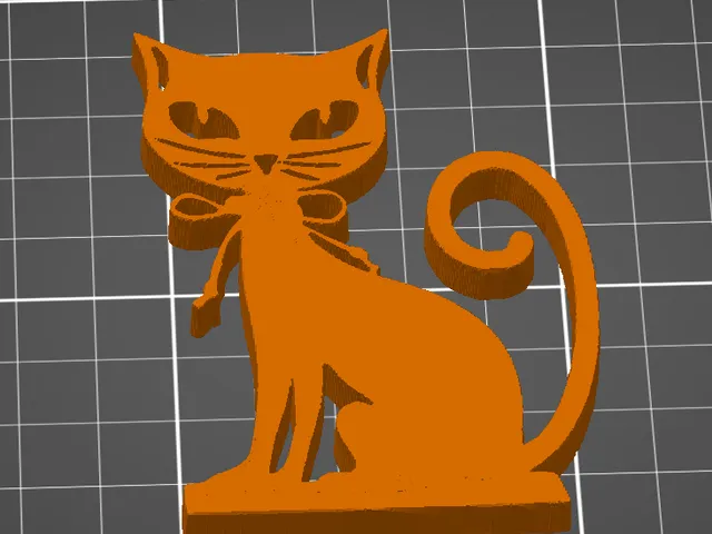 a basic sitting cat