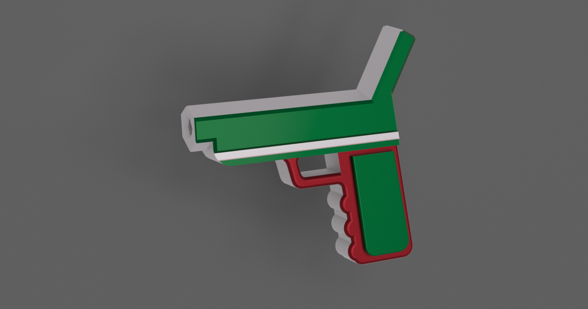 Spaghetti "Fun"Gun / PASTAPistol by pr3mium.cola Download free STL