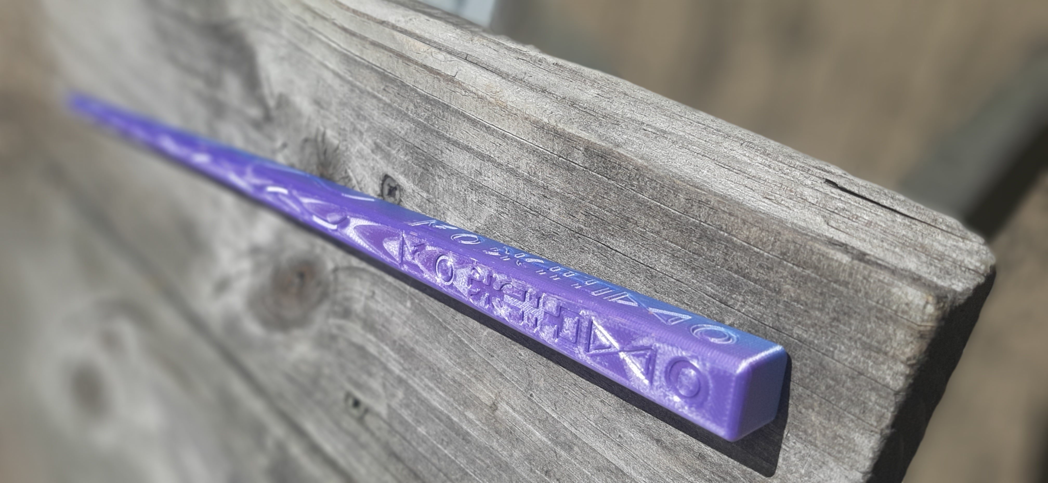 Rune carved Wand for magic spells and little witches