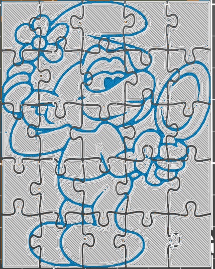 Puzzle - Smurf Loverboy