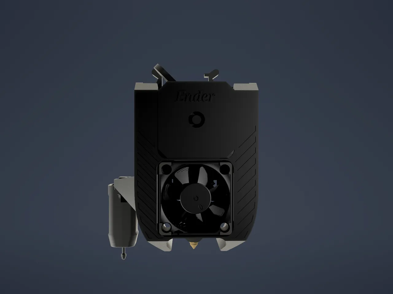 Ender3 V3 SE dual 4010 shroud for k1/ke hotend by KILLbabylon