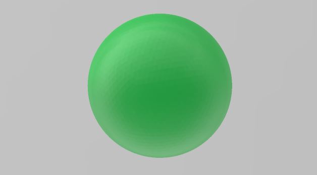 Low Poly Ping Pong Ball Hollow