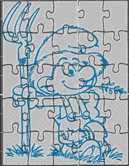 Puzzle - Smurf farmer