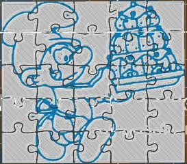 Puzzle - Smurf with pencil by prodigy8 | Download free STL model ...