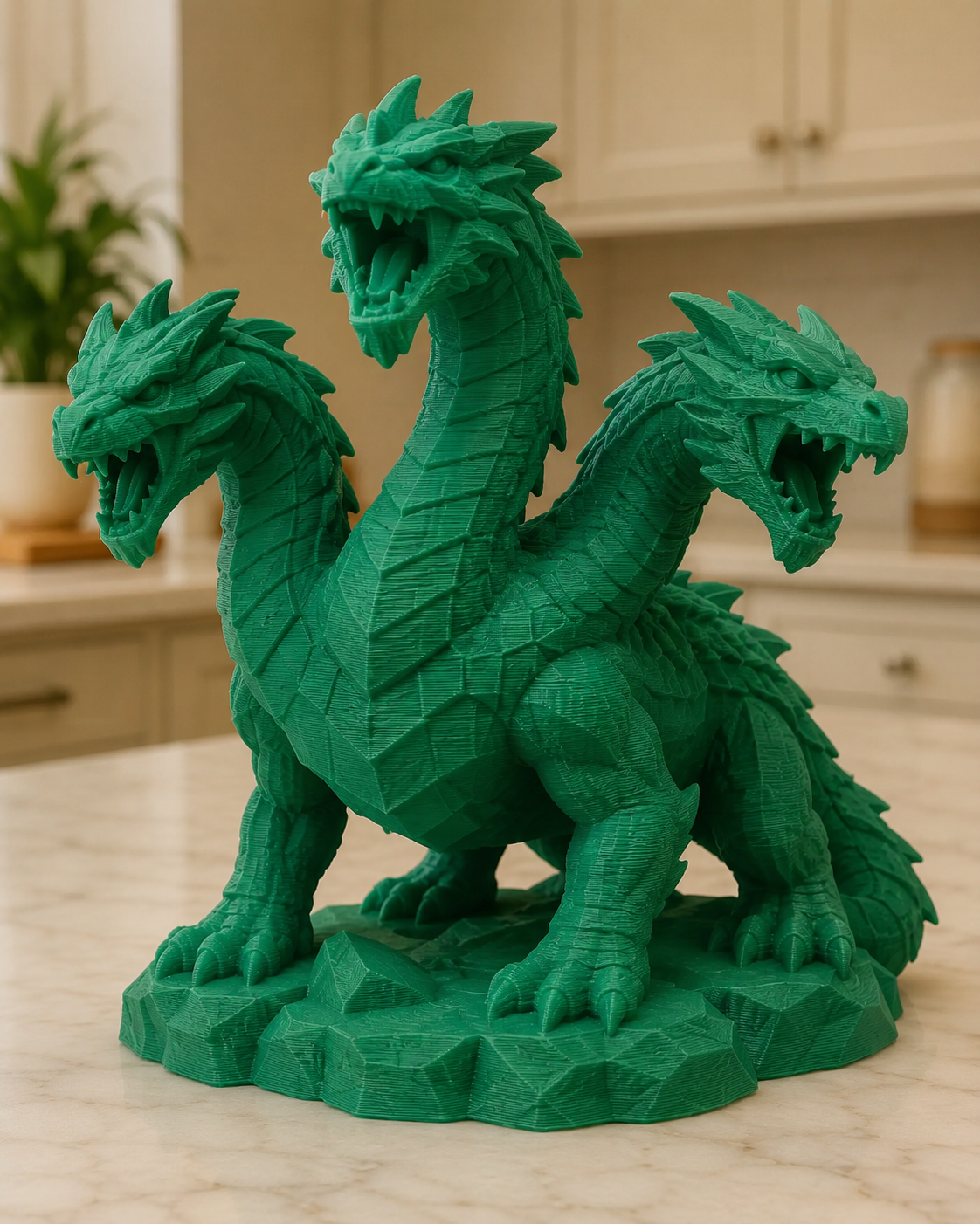 Three-Headed Hydra Monster