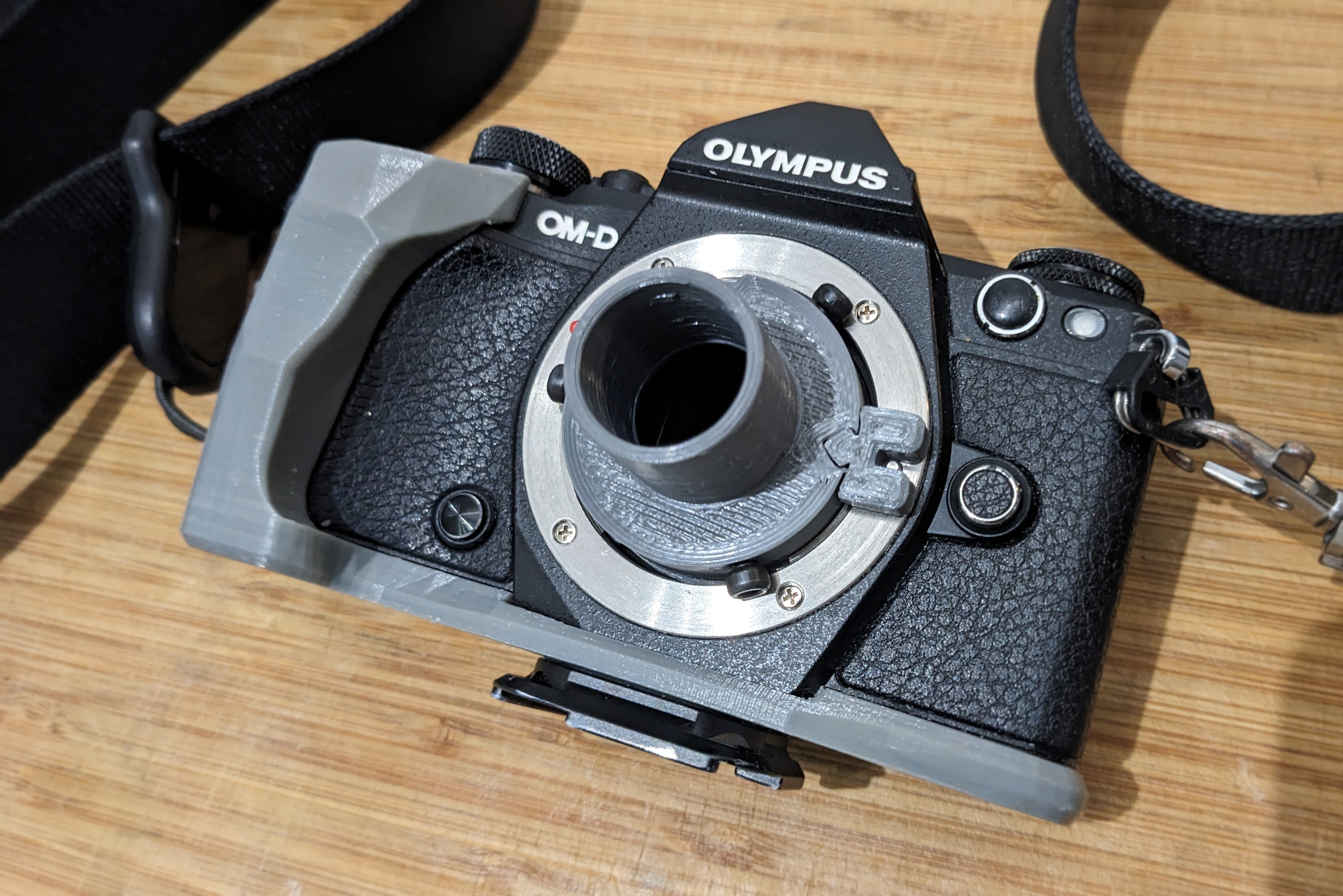 Micro 4/3 to 23.2 mm eyepiece microscope adapter