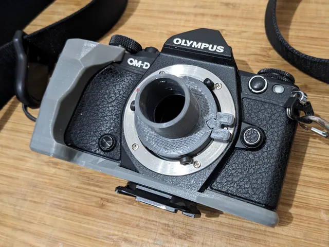 Micro 4/3 to 23.2 mm eyepiece microscope adapter