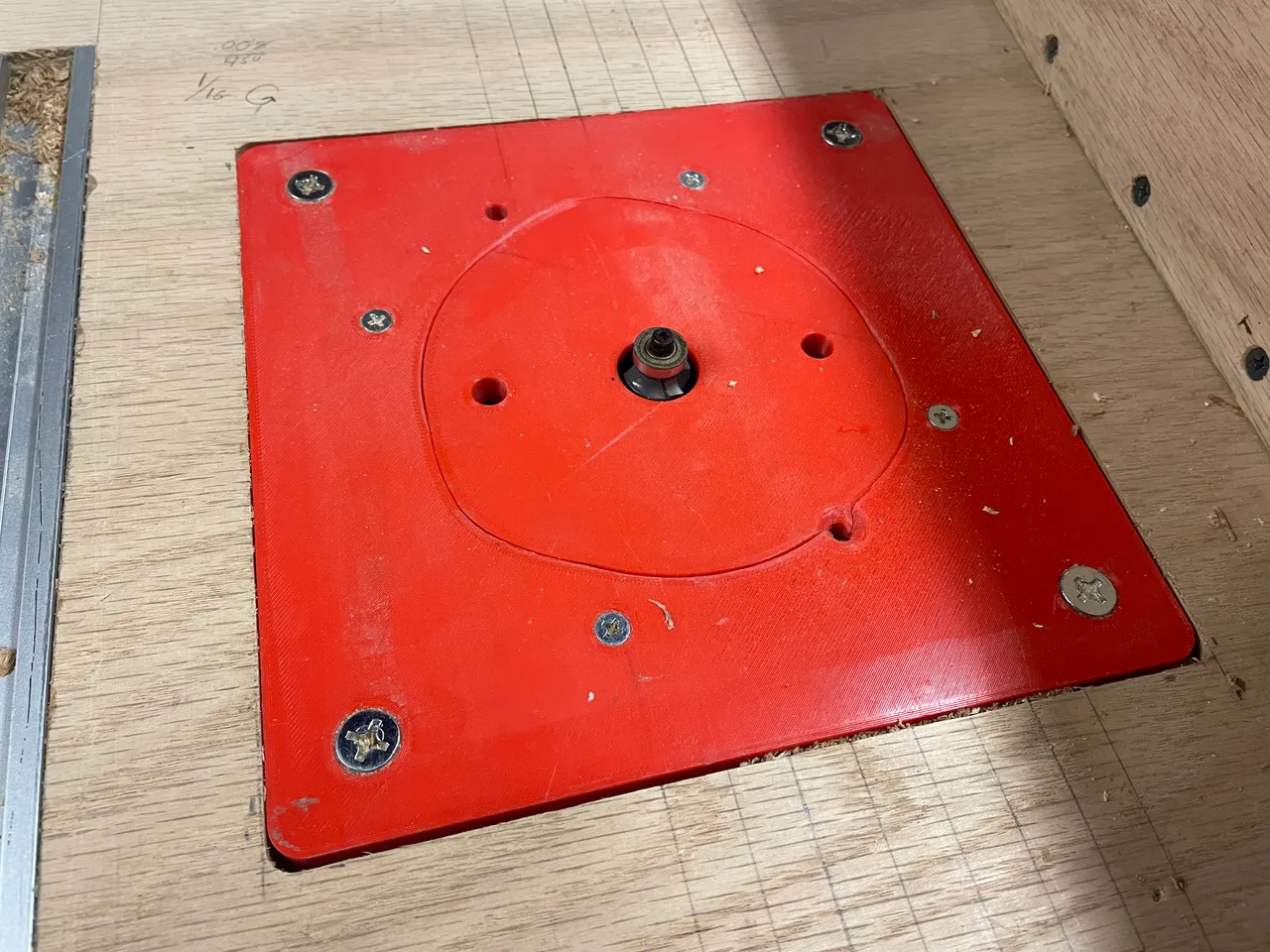 Router plate system Bosch 1617 RA1165 Base by jkoether