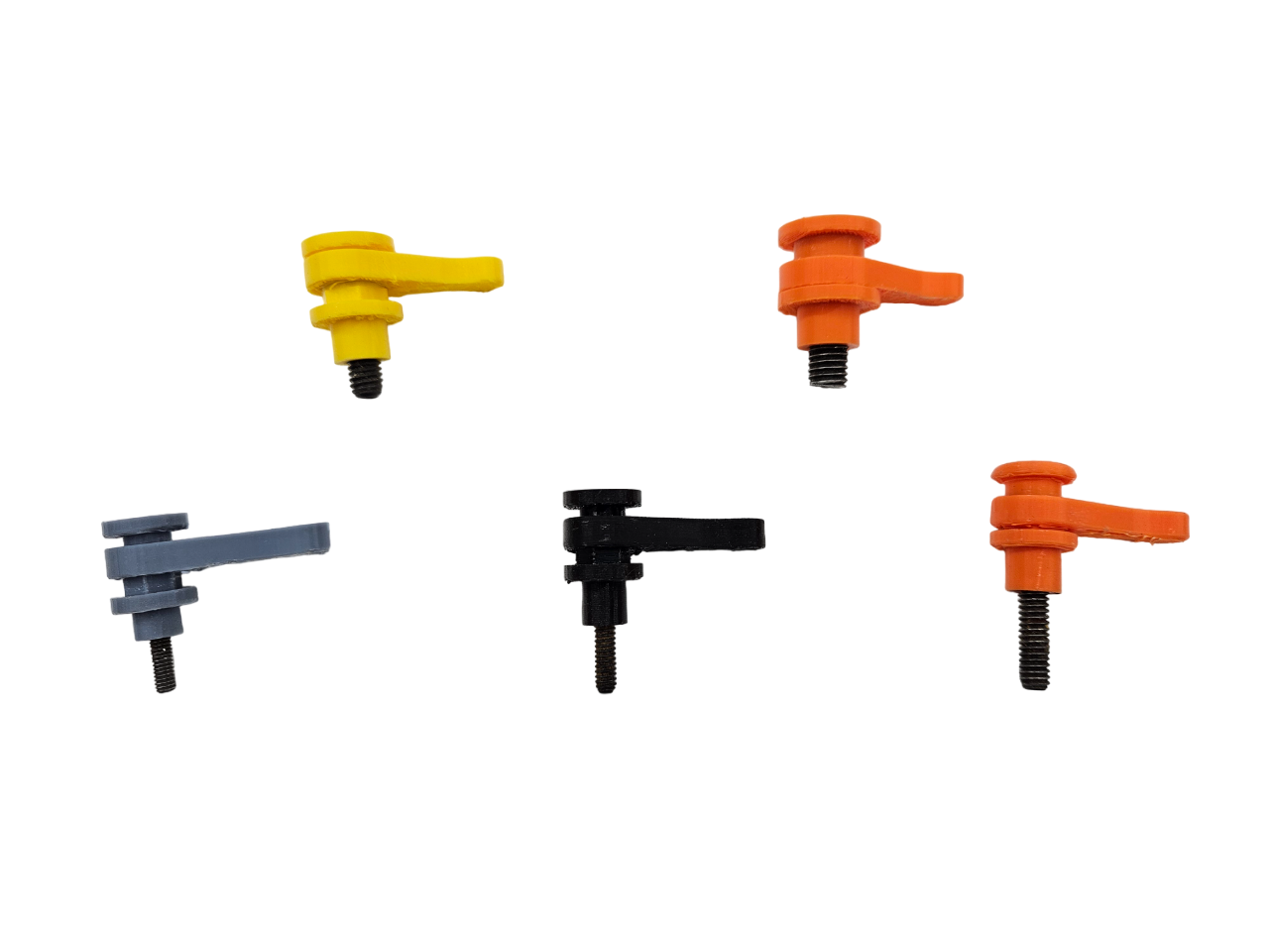 METRIC RATCHET THUMB SCREW LEVER HANDLES M3, M4, M5, M6, M8 AND M10