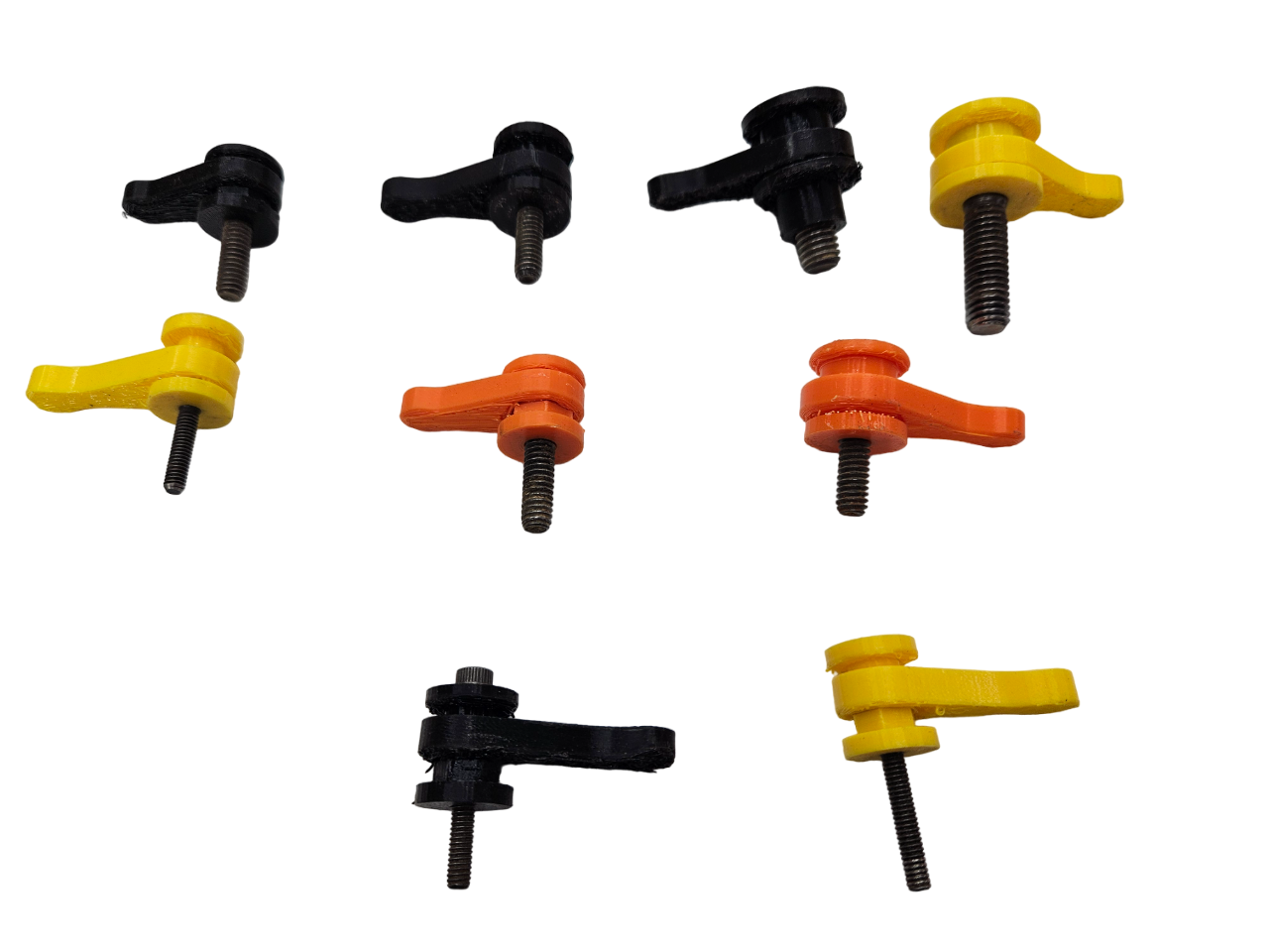 5 RATCHET THUMB SCREW LEVER HANDLES IMPERIAL SIZES (8,10 ¼, 5/16, 3/8