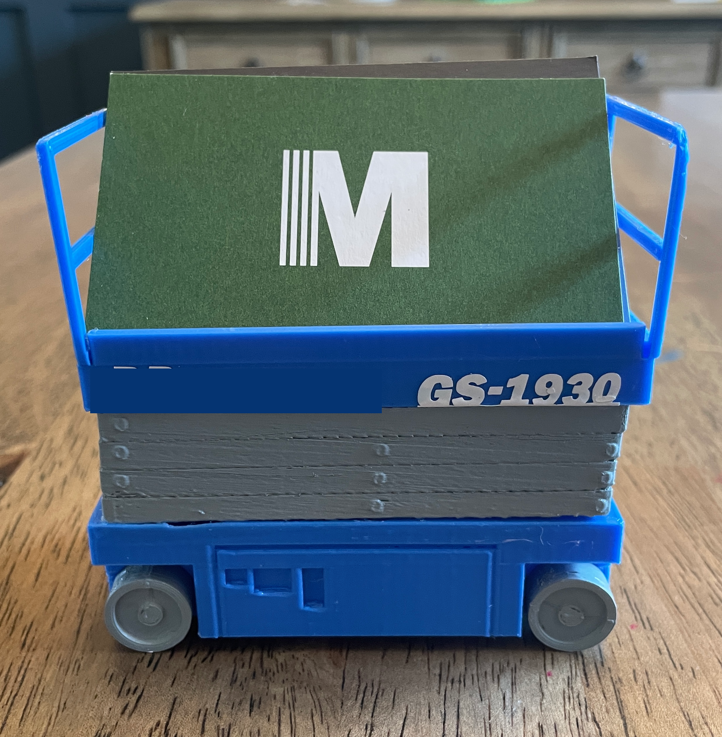 Scissor Lift Business Card Holder!