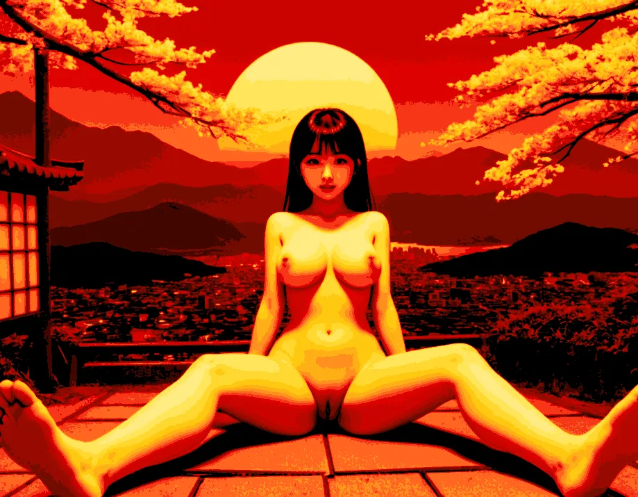 919px x 715px - Young Asian Manga/Anime Nude Girl posing in Japanese landscape - hueforge  by zielandy | Download free STL model | Printables.com