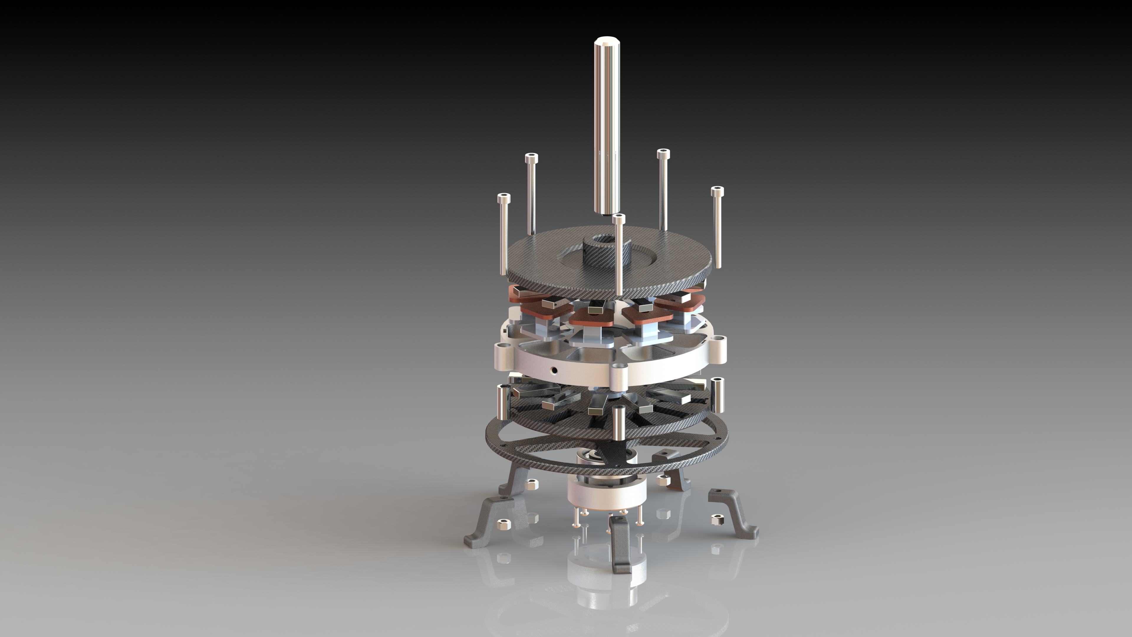 3D PRINTED AXIAL FLUX MOTOR (YOKELESS)