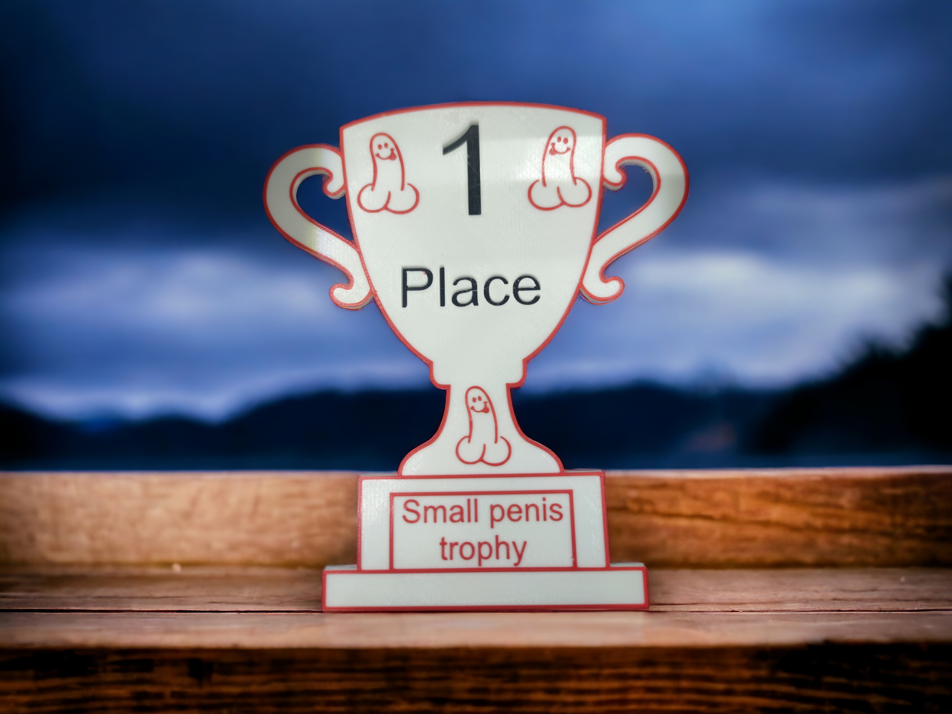 Small penis trophy by Eclipse3D | Download free STL model | Printables.com