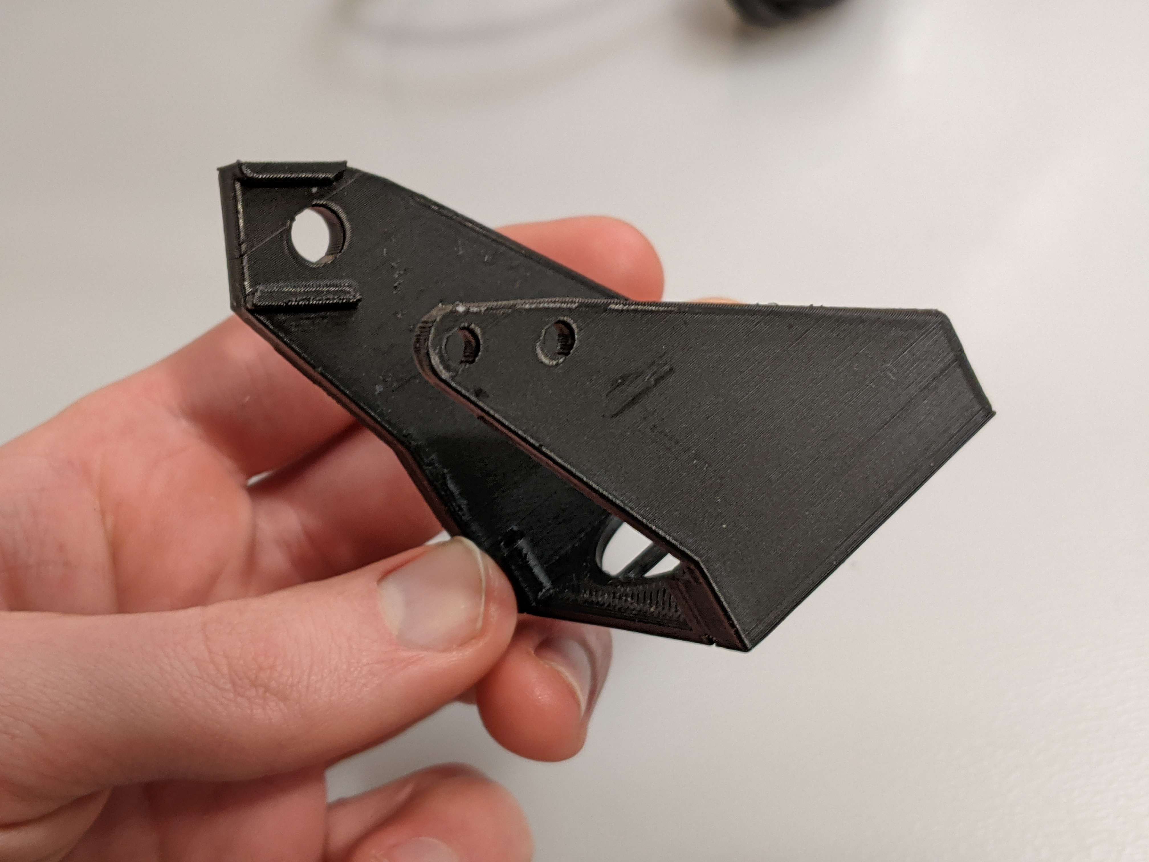 Angled cooling fan mount for the M6 extruder by Haldis3D