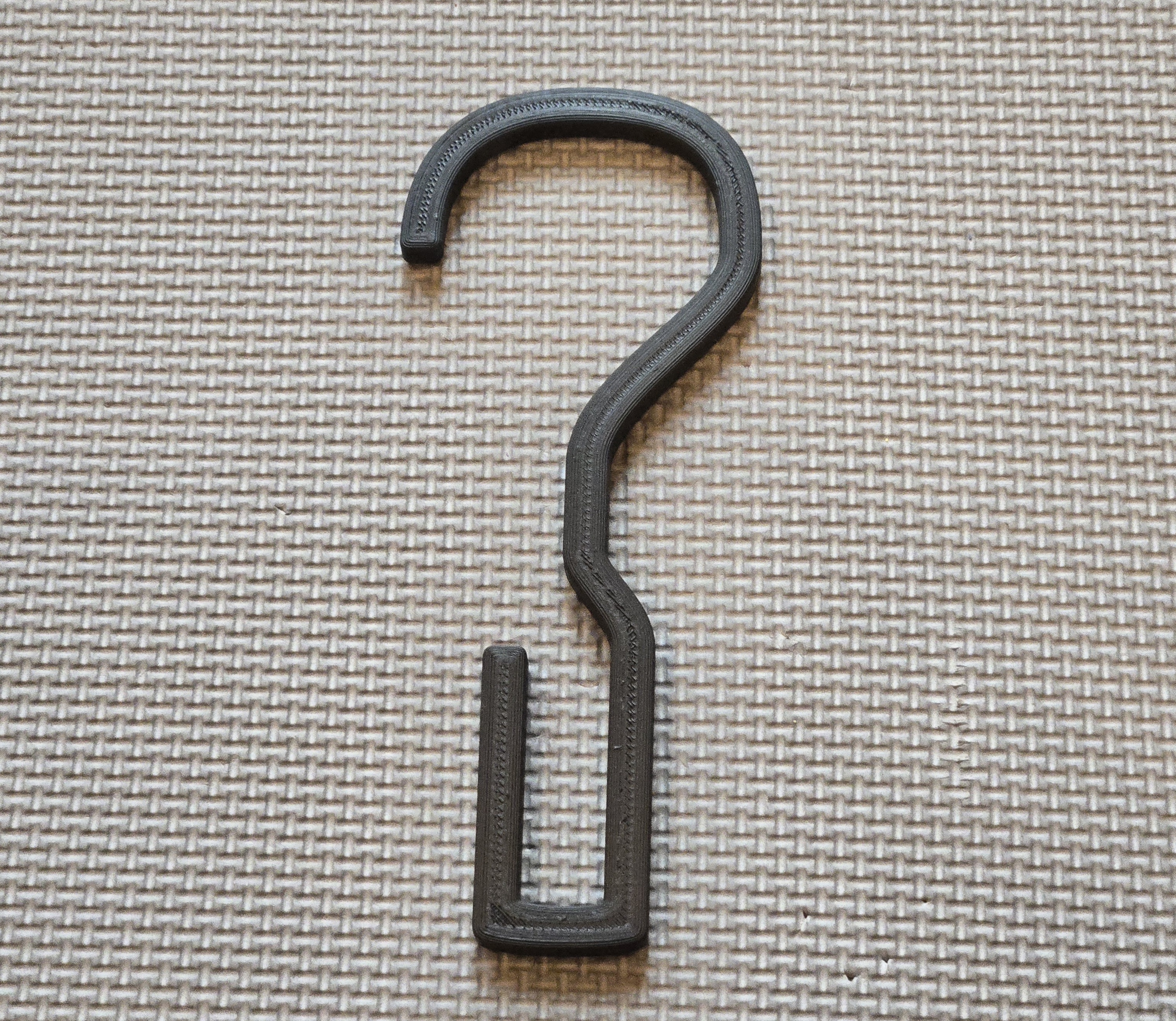 Simple Single Hook Hanger for Belt, Tie, Towel, Loofah, etc.