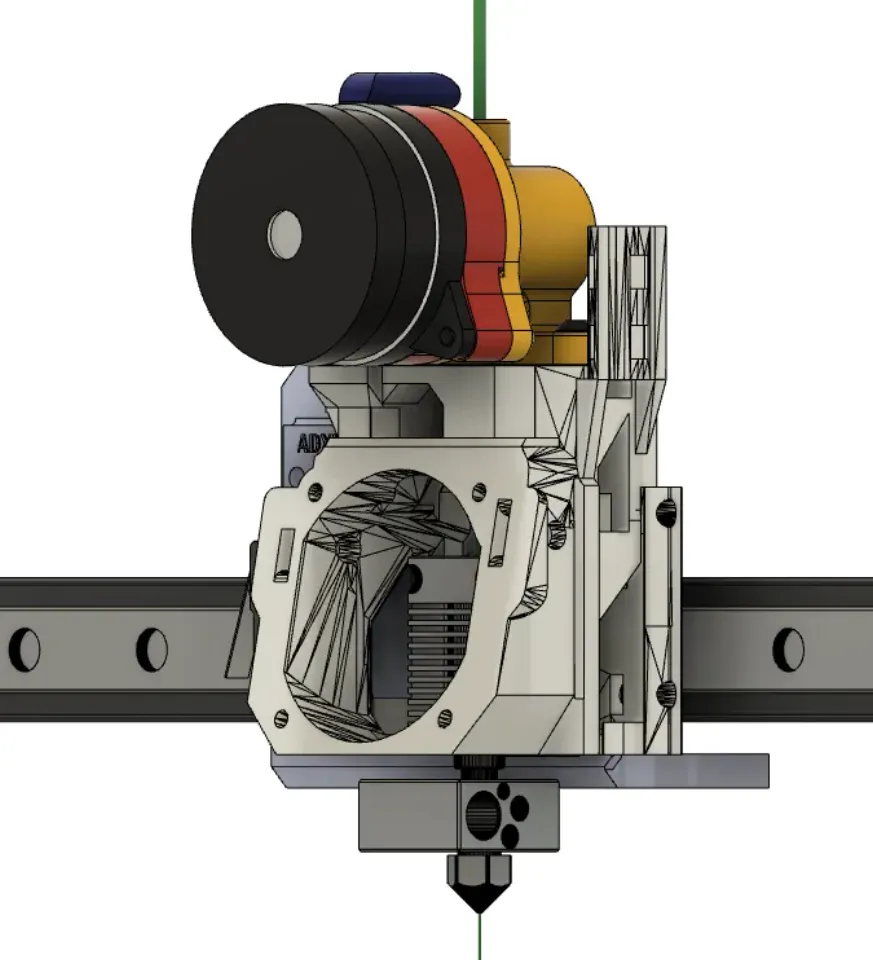 Anycubic Mega Zero X-Axis Linear Rail Upgrade w/ ADXL345