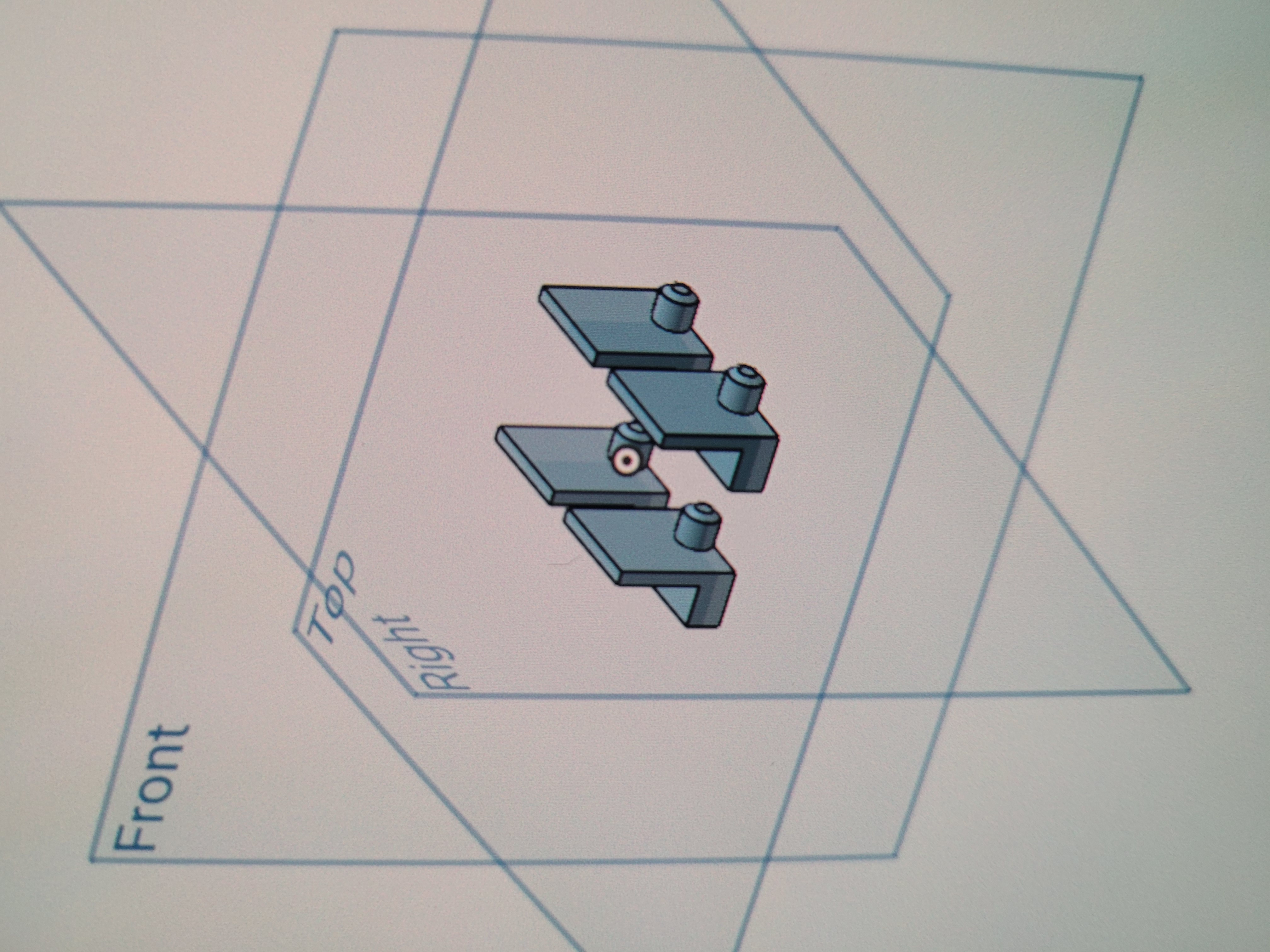 TV console bracket