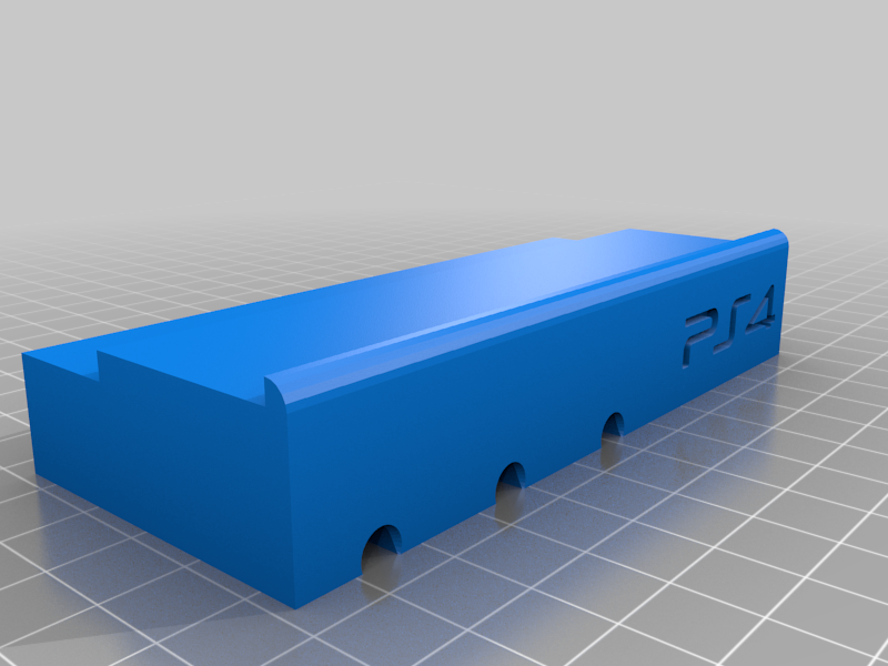 Miniatura 5 do modelo 3D PS4 USB Hub Support
