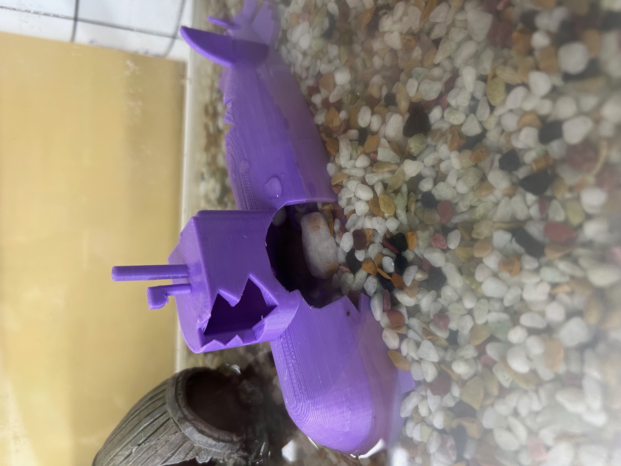 Sunken Submarine NO SUPPORT REMIX | Aquarium Fish Tank Decoration