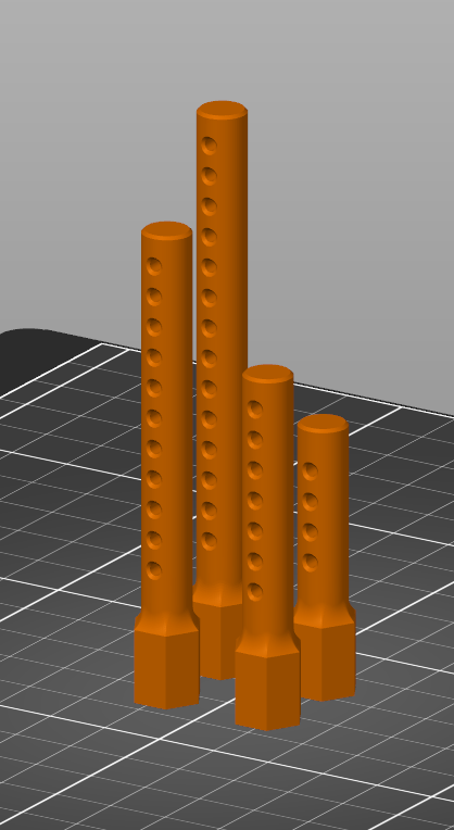 RC Car body posts
