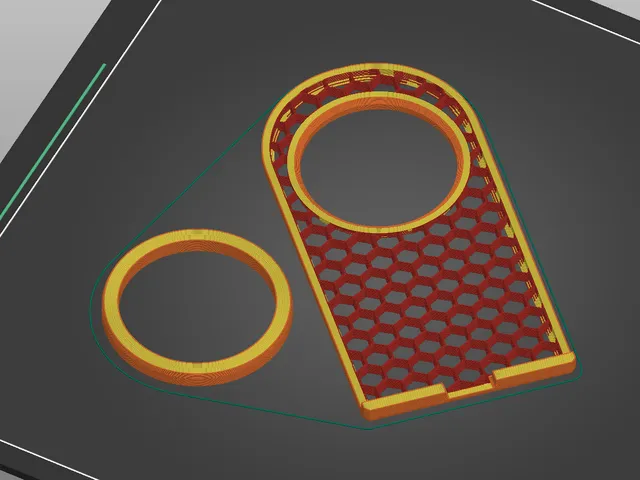 Phone holder for magsafe wireless charger, HEX version