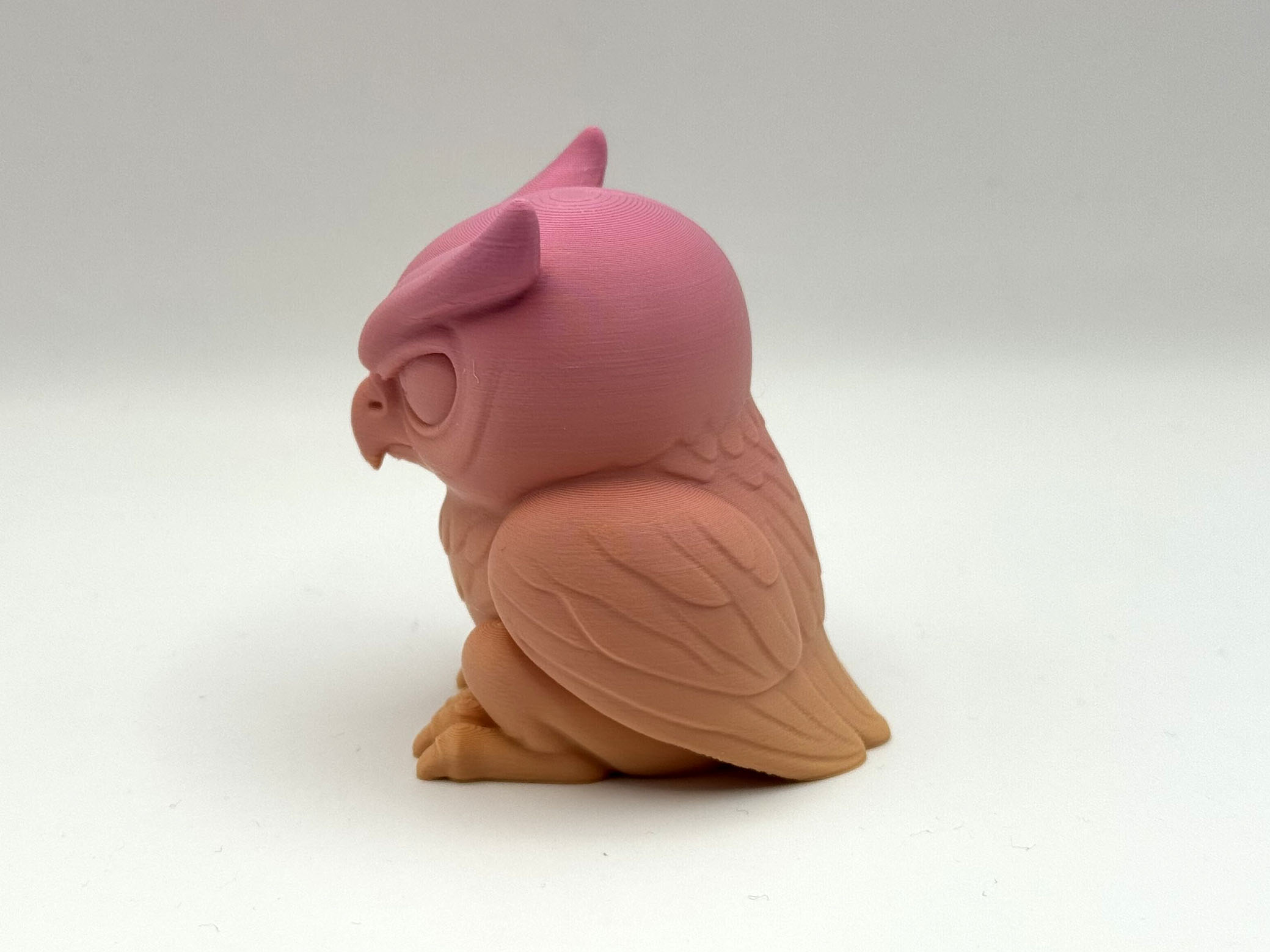 Miniatura 3 do modelo 3D Grumpy Owl Figurine